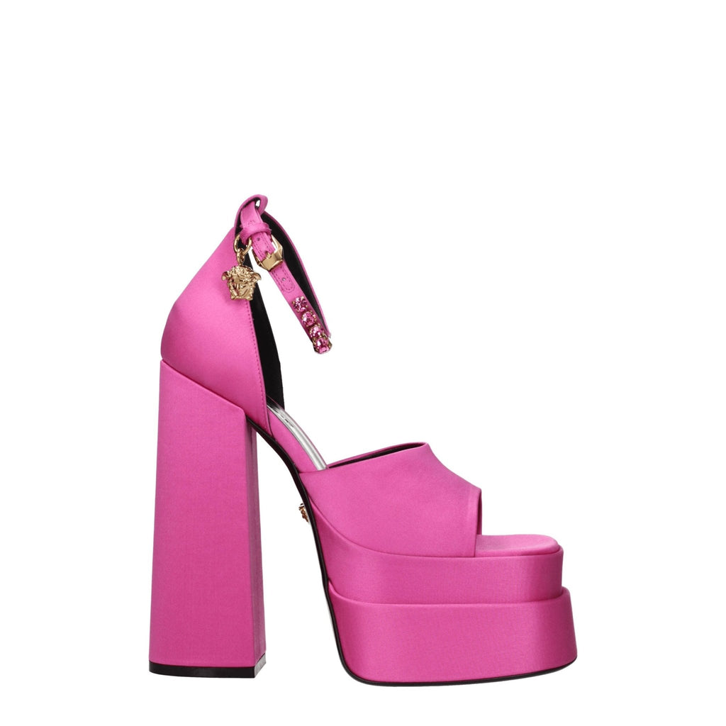 Versace Pink Satin Sandal - Beyzy Store - Versace