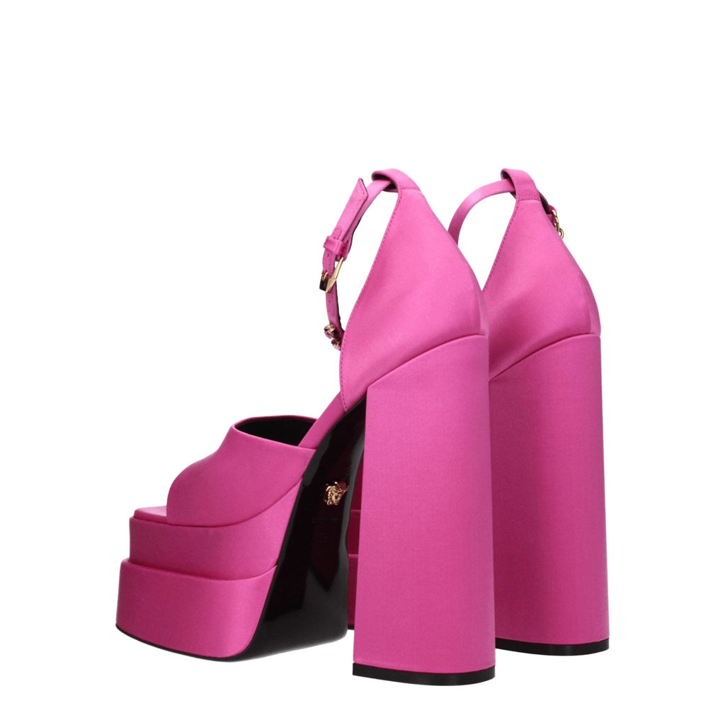 Versace Pink Satin Sandal - Beyzy Store - Versace