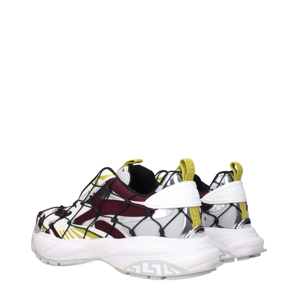 Versace Red Fabric Athletic Sneakers - Beyzy Store - Versace