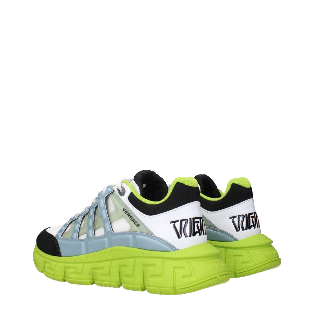 Versace White Fabric Sneakers - Beyzy Store - Versace