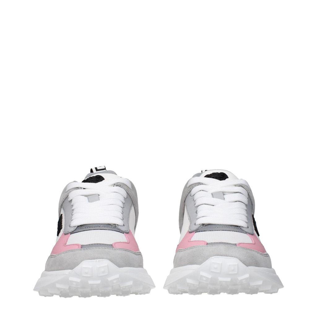 Versace White Fabric Sneakers - Beyzy Store - Versace