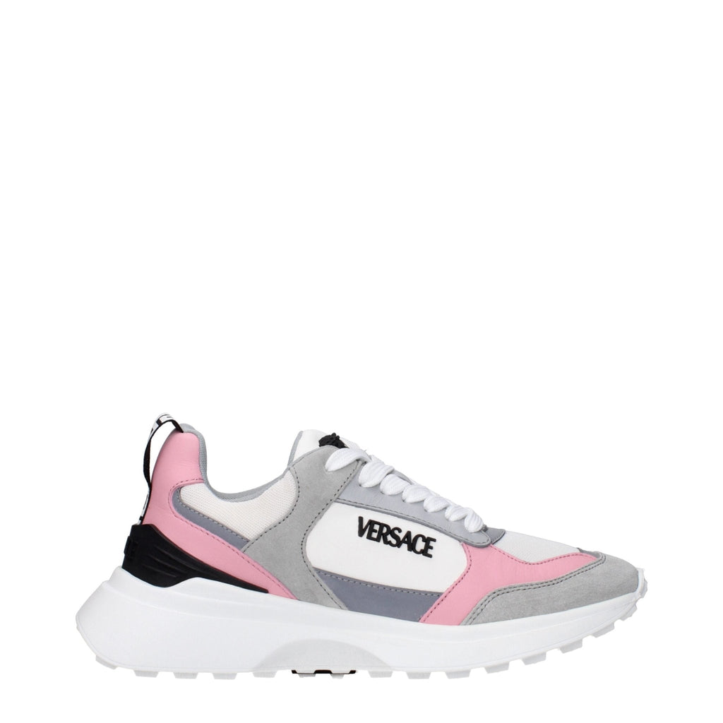 Versace White Fabric Sneakers - Beyzy Store - Versace