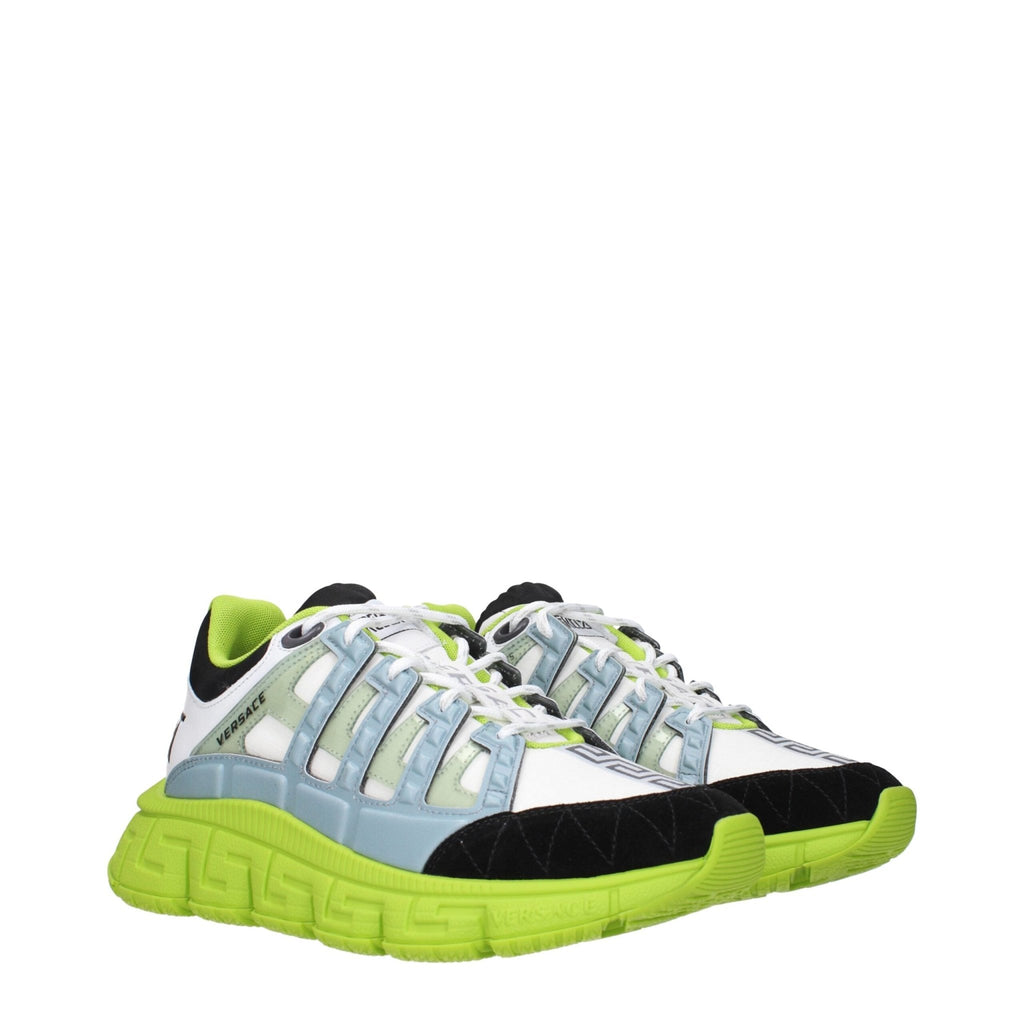 Versace White Fabric Sneakers - Beyzy Store - Versace