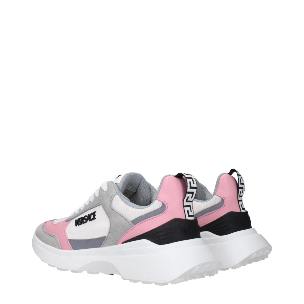 Versace White Fabric Sneakers - Beyzy Store - Versace