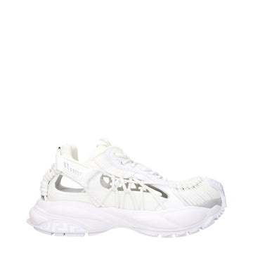 Versace White Leather Low Tops - Beyzy Store - Versace