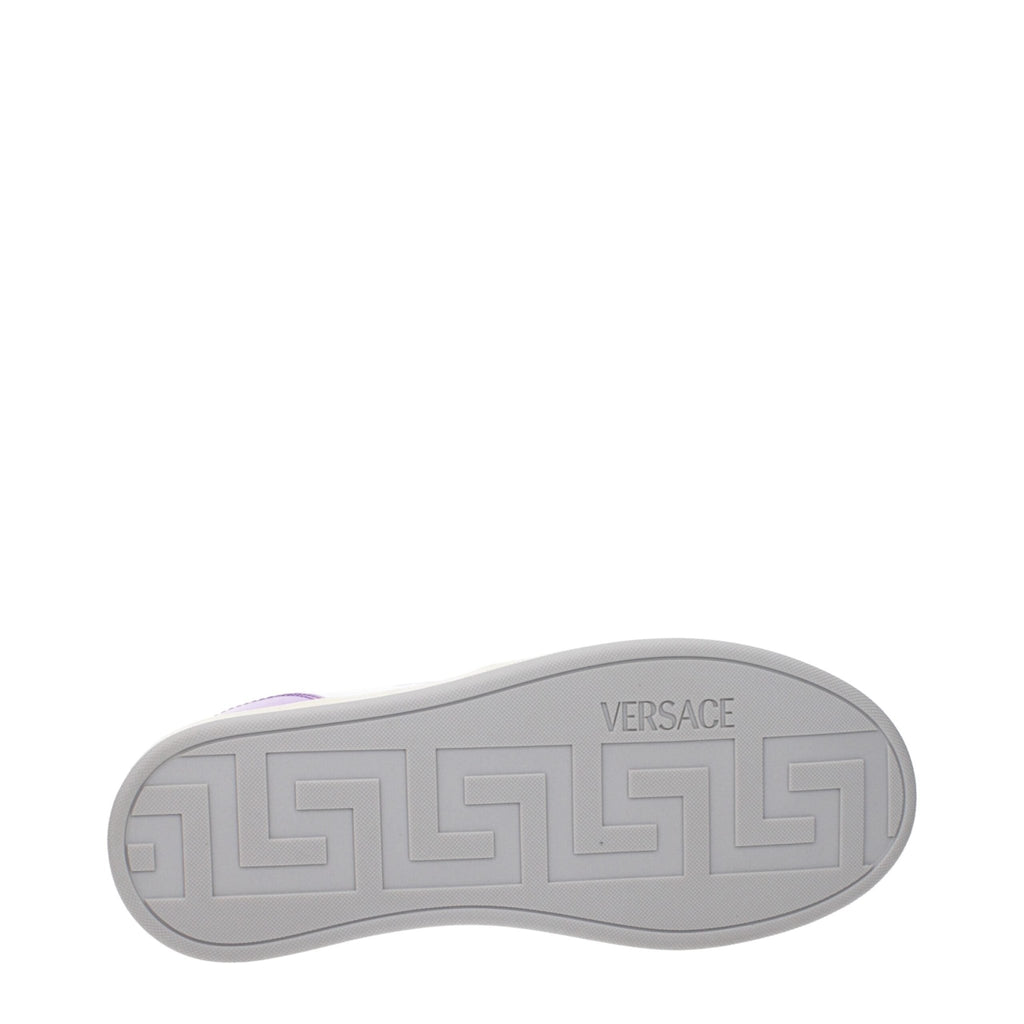 Versace White Leather Sneakers - Beyzy Store - Versace