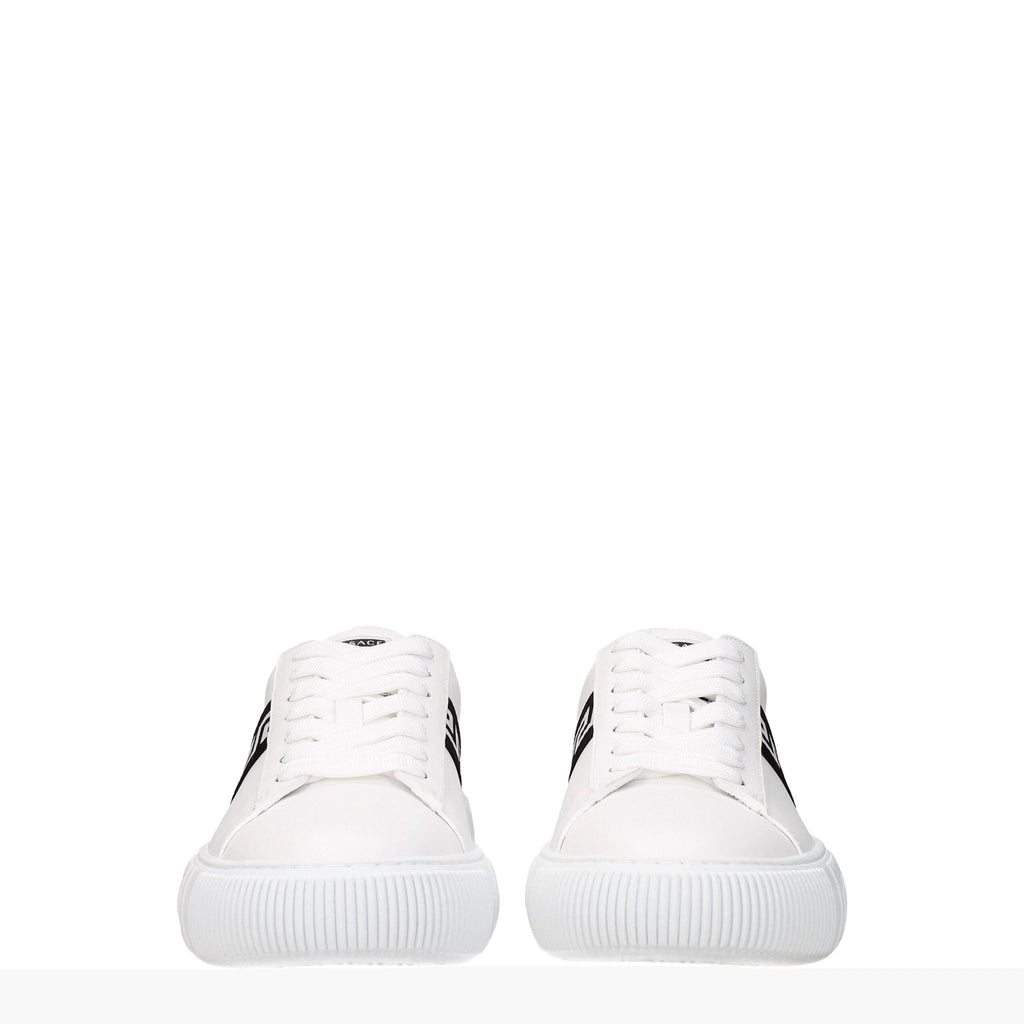 Versace White Leather Sneakers - Beyzy Store - Versace