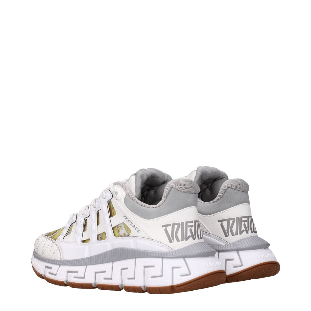 Versace White Leather Sneakers - Beyzy Store - Versace