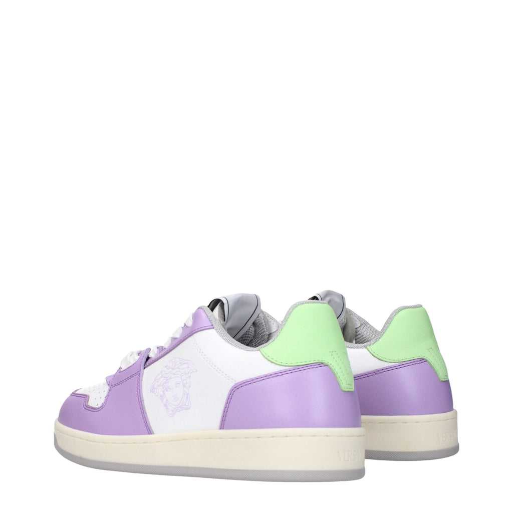 Versace White Leather Sneakers - Beyzy Store - Versace