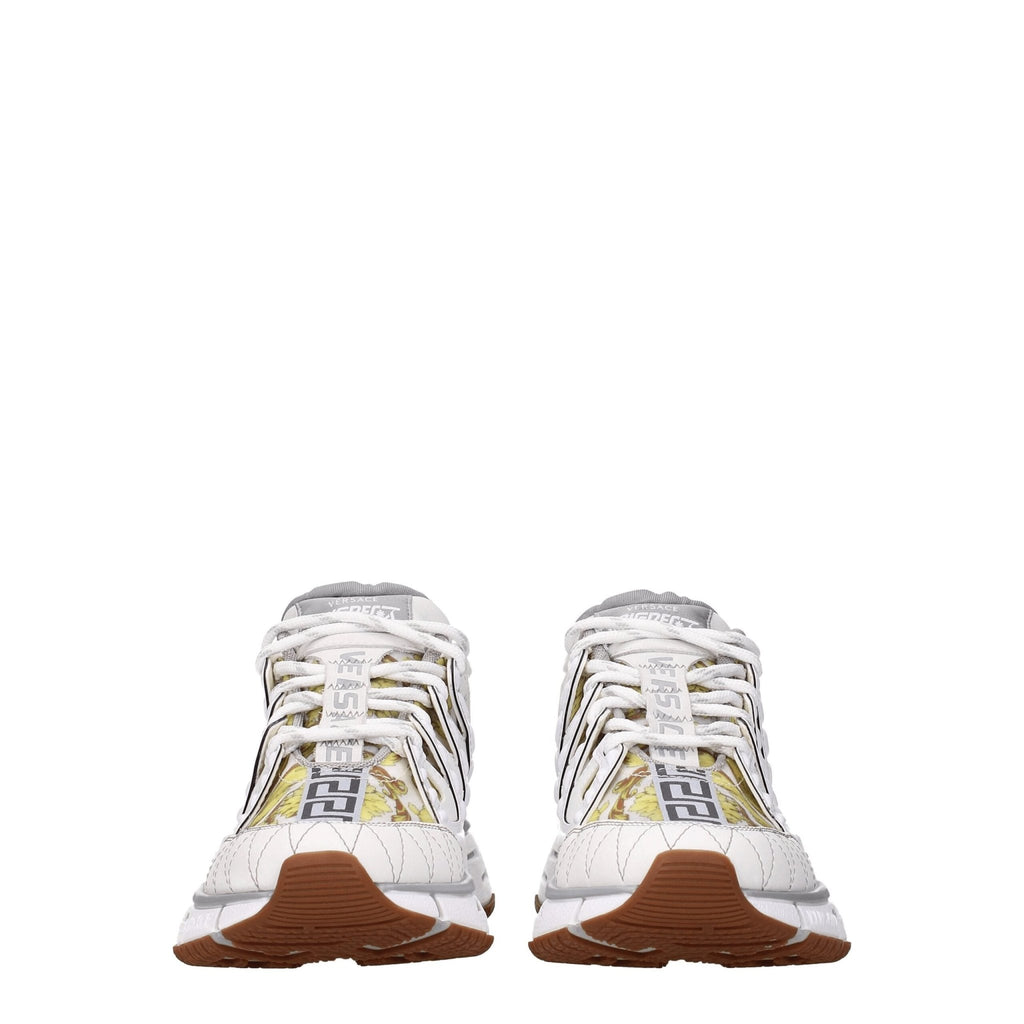 Versace White Leather Sneakers - Beyzy Store - Versace