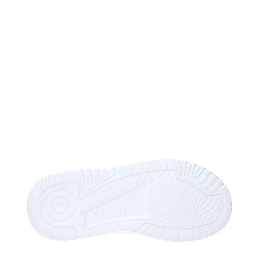 Versace White Leather Sneakers - Beyzy Store - Versace
