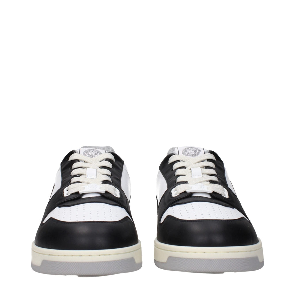 Versace White Leather Sneakers - Beyzy Store - Versace