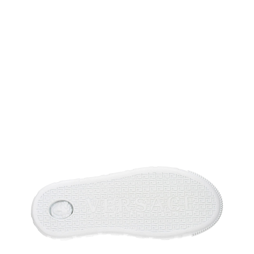 Versace White Leather Sneakers - Beyzy Store - Versace