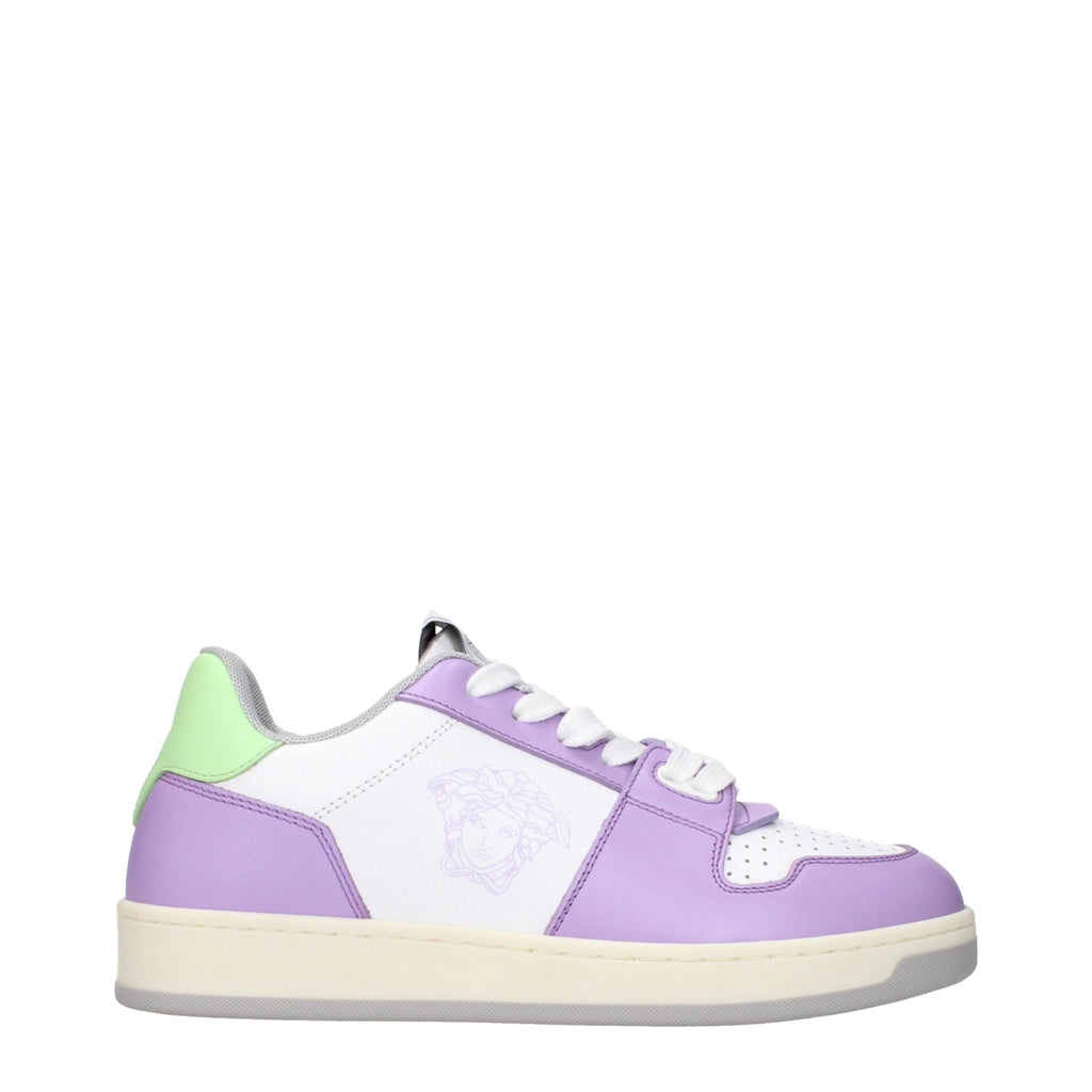 Versace White Leather Sneakers - Beyzy Store - Versace