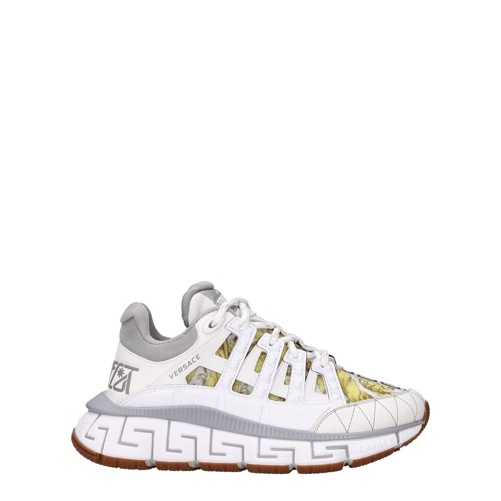 Versace White Leather Sneakers - Beyzy Store - Versace