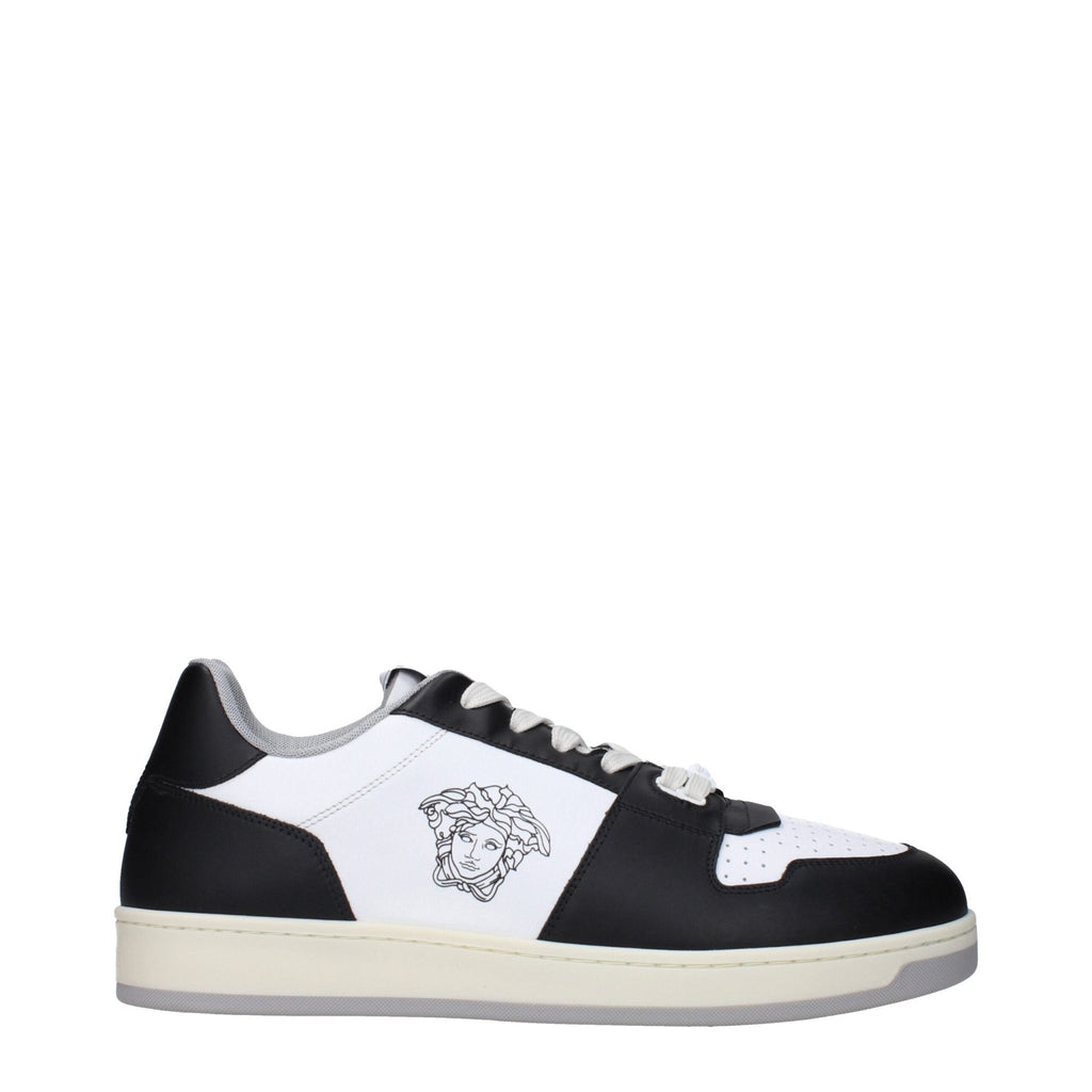 Versace White Leather Sneakers - Beyzy Store - Versace