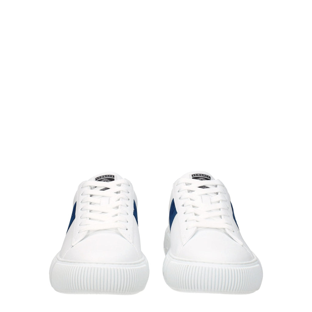 Versace White Leather Sneakers - Beyzy Store - Versace