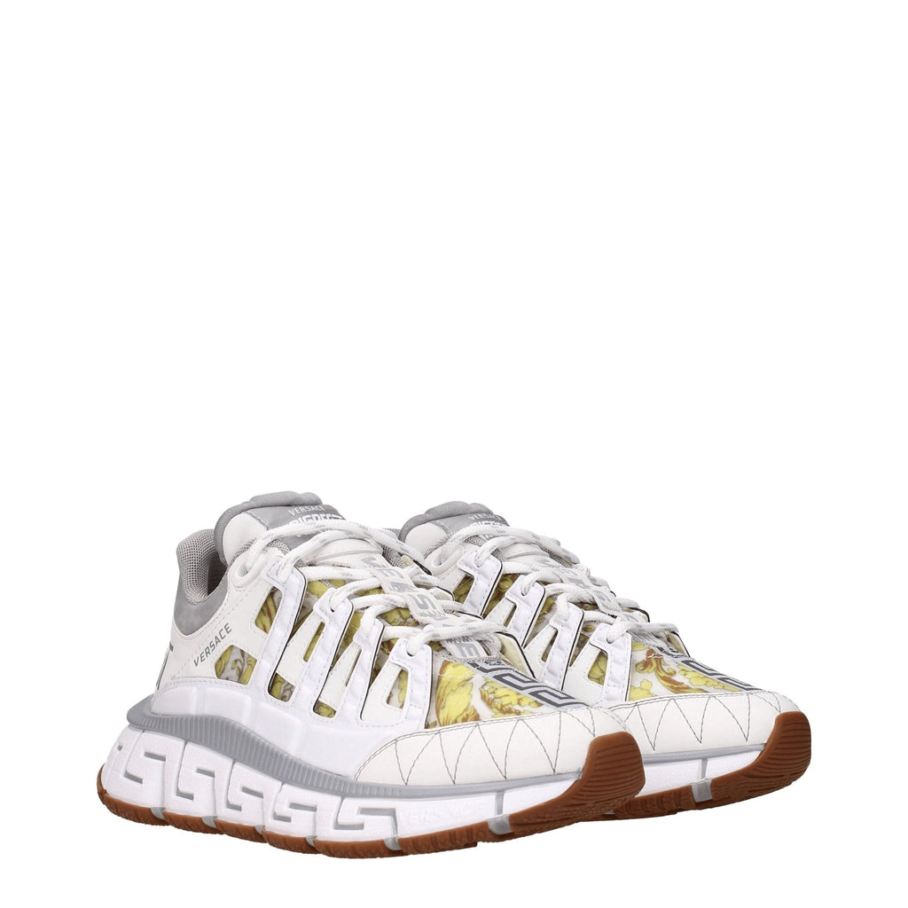 Versace White Leather Sneakers - Beyzy Store - Versace